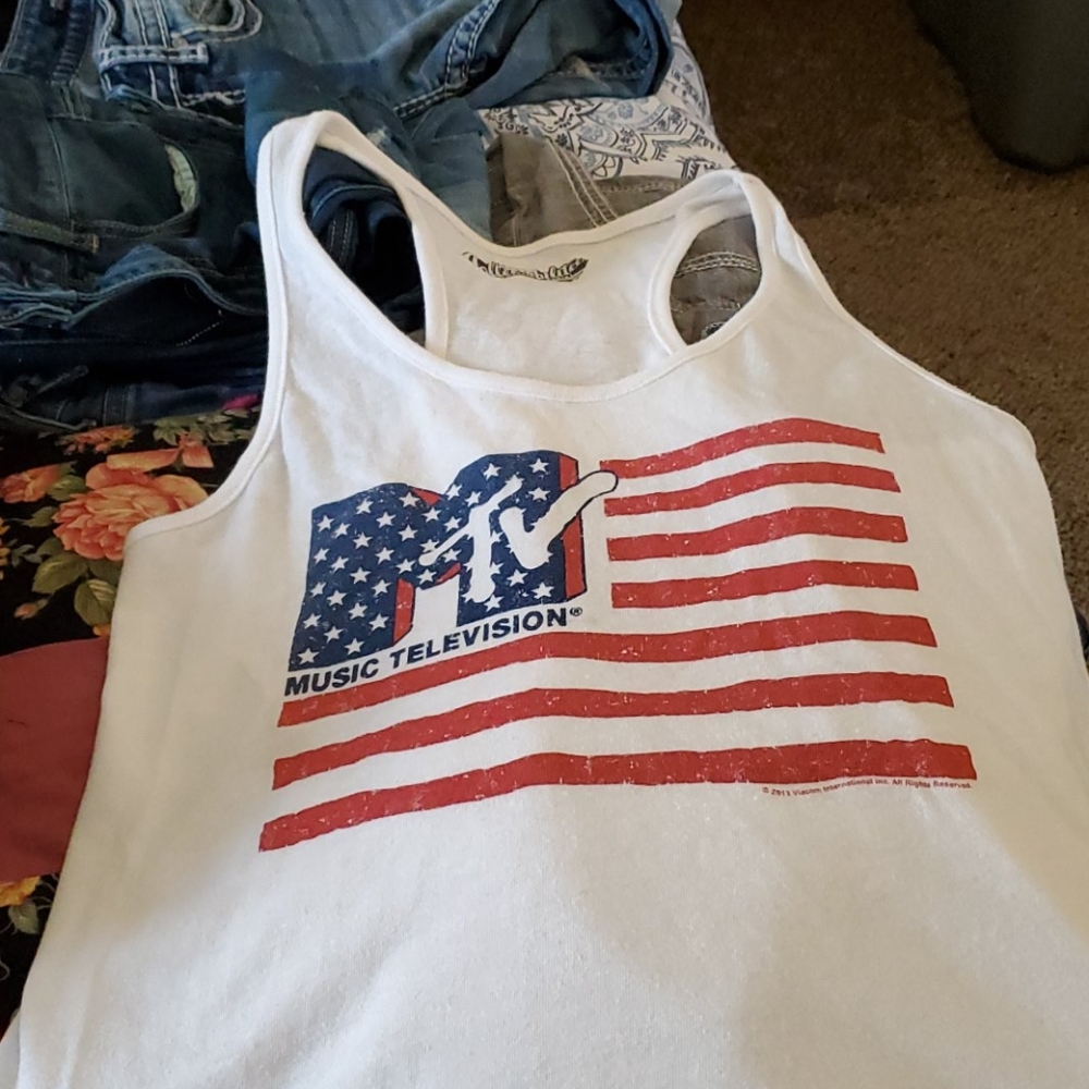 4th of July old navy tank top